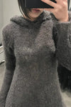 marc le bihan (Angora goat wool dress) 2700 grey